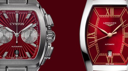 La Metropolitan Chrono Titanium Red et la LONGINES EVIDENZA © Worldtempus