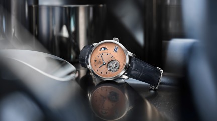 The Platinum & Salmon PanoLunarTourbillon © Glashütte Original 