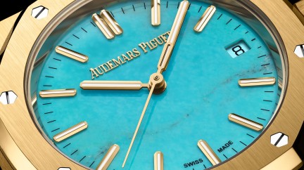 Montre en turquoise © Audemard Piguet