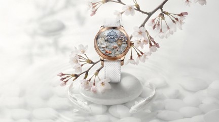 Petite Heure Minute Or Rouge - Jardin Japonais © Jaquet Droz