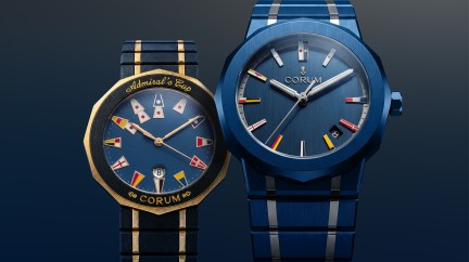 Corum Admiral Titanium Blue et Bicolor © Corum