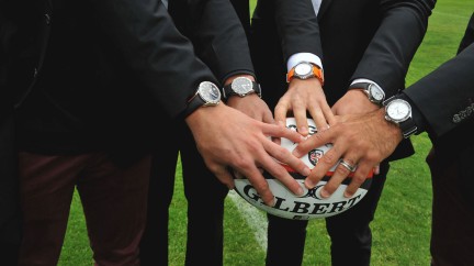 Official partner of Toulouse rugby team - Baume & Mercier