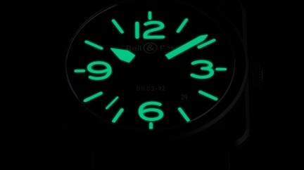For optimum legibility - Bell & Ross