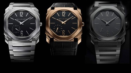 Octo Finissimo Automatic, Steel, Rose Gold and Ceramic - Bulgari