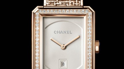 BoyFriend Tweed Beige Gold - Chanel