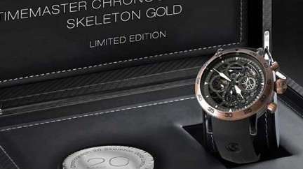Video. Timemaster Chronograph 20 Skeleton Gold launch - Chronoswiss