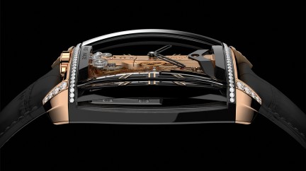 10th Anniversary of the Golden  Bridge Automatic With Panoramic Sapphire Case  Design - Corum