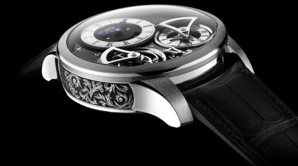 Place Vendôme Tourbillon Suspendu Ici et Ailleurs, special hand-engraving - Czapek & Cie