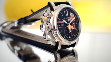 A festive Chronofighter Vintage Nose Art  - Graham