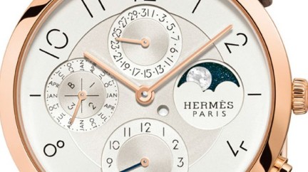 Slim, a stylish perpetual calendar - Hermès