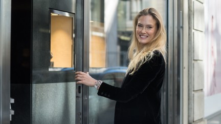 Bar Refaeli visiting Geneva - Hublot