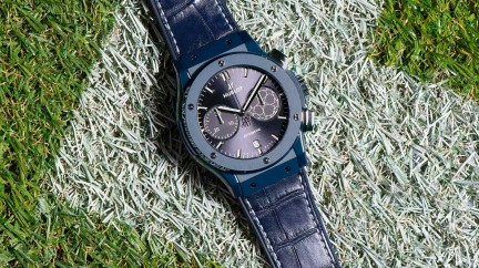 Pelé unveils the new UEFA Champions League watch - Hublot