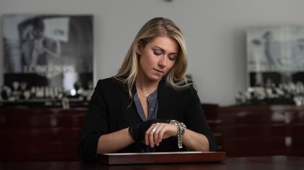 Mikaela Shiffrin at the headquarters - Longines
