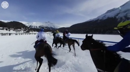 At the heart of the White Turf in St. Moritz - Longines