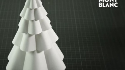 Video. Do It Yourself: #MontblancWinterTree - Montblanc
