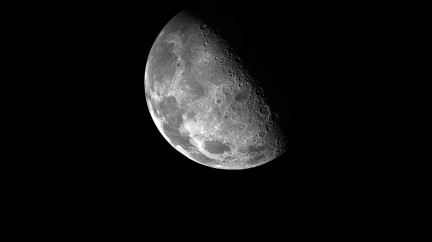 The different faces of the moon - Phases of the moon