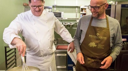 Gastronomic partnership - Baume & Mercier