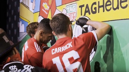 Manchester United painted its stadium with Alec Monopoly - TAG Heuer