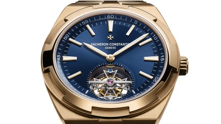 Overseas tourbillon dressed in pink gold - Vacheron Constantin