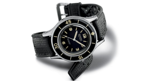 premier modèle Fifty Fathoms lancé en 1953 © Blancpain