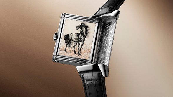 The Reverso Tribute Enamel ‘Xu Beihong’  © Jaeger-LeCoultre 