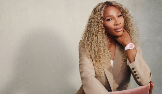 AP ambassador Serena Williams wearing the Royal Oak Self-winding Chronograph "Serena Williams" Limited Edition © Audemars Piguet