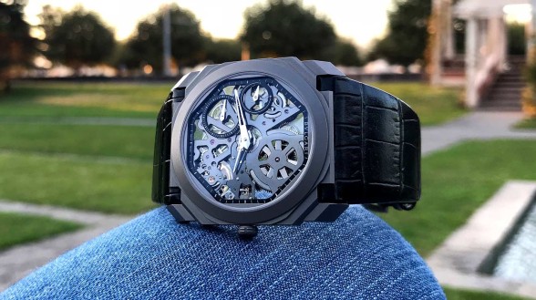 Octo Finissimo Skeleton on the wrist - Bulgari