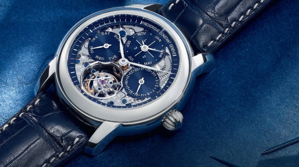 Tourbillon quantième perpétuel manufacture  - Frederique Constant 