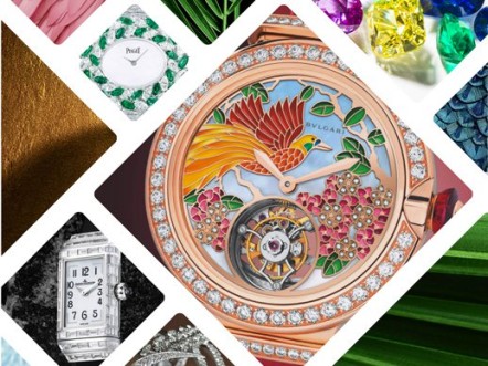 Naturally inspired jewellery creations - High jewellery watches 