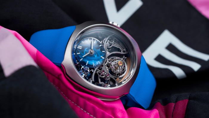 Streamliner Cylindrical Tourbillon Skeleton Alpine Limited Edition © H. Moser & Cie