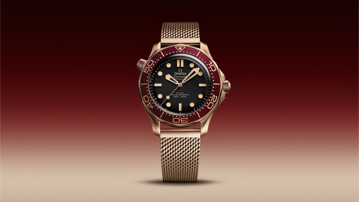 Seamaster Diver 300M in Bronze Gold and Burgundy © Omega