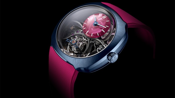Streamliner Cylindrical Tourbillon Skeleton Alpine Unique Piece © H. Moser & Cie.