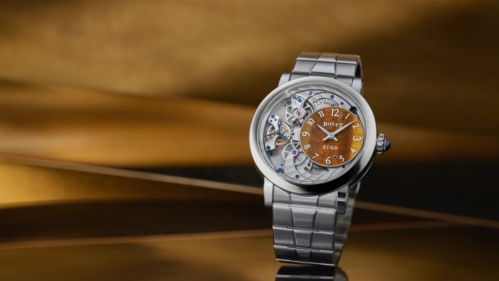 Le Récital 12 avec le cadran en Oeil-de-tigre © BOVET