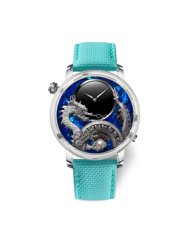 Imperial Dragon Automaton Sapphire Opale Front © Jaquet Droz