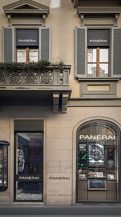 New Panerai boutique in the prestigious Milanese golden triangle © Panerai