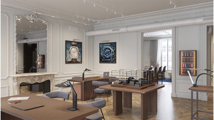 Casa Panerai in the heart of Paris at 120 Avenue Des Champs Elysées © Panerai
