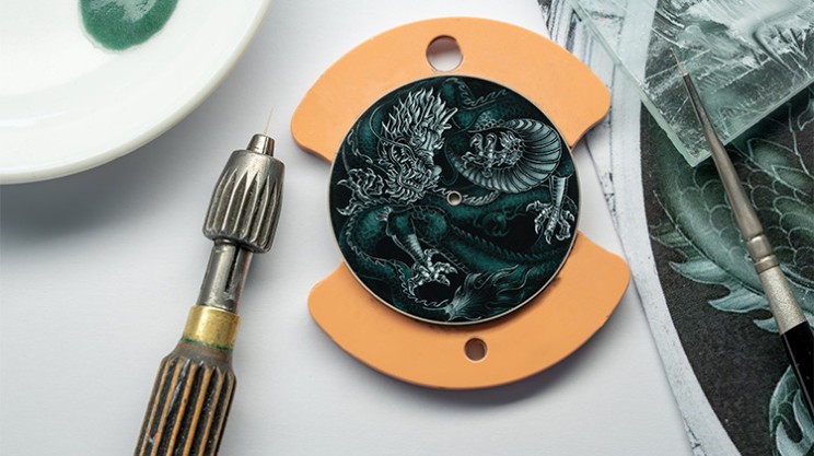Les Cabinotiers Grisaille High Jewellery – Dragon © Vacheron Constantin