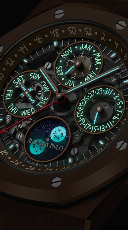 The Royal Oak Perpetual Calendar Openworked “Cactus Jack” Limited Edition © Courtesy of Audemars Piguet