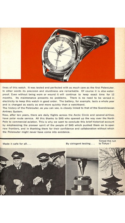 Polerouter watch - Universal Genève © Breitling