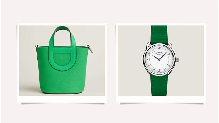 Hermès In-The-Loop Handbag and Hermès Montre Arceau Grand Modèle 36mm © Hermès 