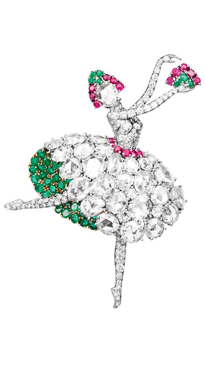 Création de Haute Joaillerie d'une danseuse espagnol © Van Cleef & Arpels