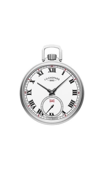 The L.U.C Louis Ulysse – the Tribute comes in a 49.6 mm white gold case and is powered by a hand-wound movement with small seconds © Chopard