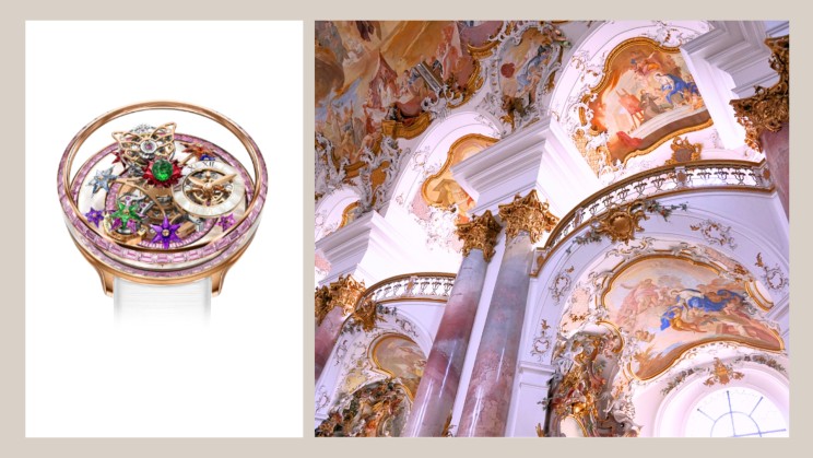 Jacob & Co. Fleurs de Jardin Pink Sapphires et l'Abbaye de Zwiefalten