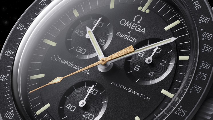 Sotheby's x Omega MoonSwatch 18K Moonshine Gold @ Sotheby's