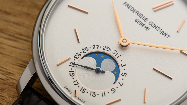 Slimline Moonphase Date Manufacture seconde/seconde/ Limited Edition © Frederique Constant