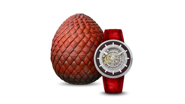 Kross Studio X GOT Caraxes Central Floating Tourbillon and Egg © Kross Studio