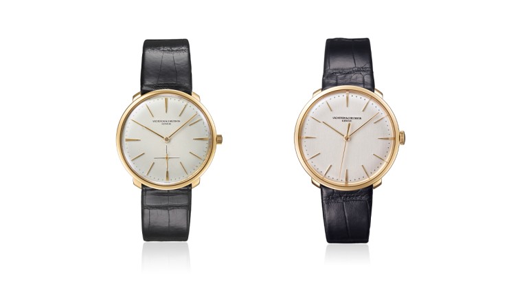 Inspirational 1957 reference (left) and very first model unveiled in 2004 (right) © Vacheron Constantin