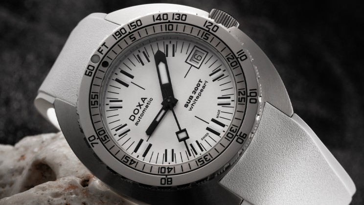 New DOXA SUB 200T in Whitepearl White © DOXA