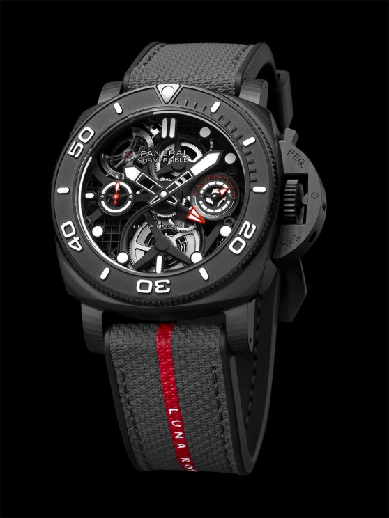 Submersible Tourbillon GMT Luna Rossa Experience Edition © Panerai