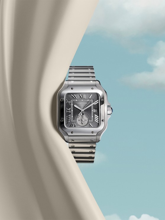 Santos De Cartier Dual Time Watch © Cartier